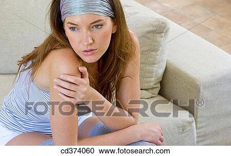 bandana, carnality, blue eyes, absorbed View Large Photo Image Stock Image - bandana, carnality, blue eyes, absorbed. Fotosearch