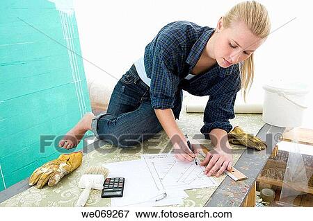 barefoot, blond, calculator View Large Photo Image Stock Photo - barefoot, blond, calculator. Fotosearch