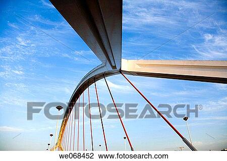 Barqueta bridge, Sevilla. Andalucia, Spain View Large Photo Image Stock Image - Barqueta bridge, Sevilla. Andalucia, Spain. Fotosearch