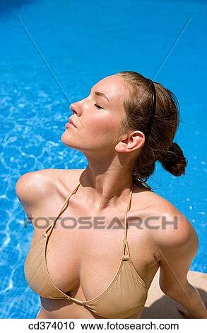 bask, border, brunette, calm View Large Photo Image Stock Image - bask, border, brunette, calm. Fotosearch