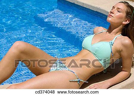 bask, border, brunette, calm View Large Photo Image Stock Photo - bask, border, brunette, calm. Fotosearch