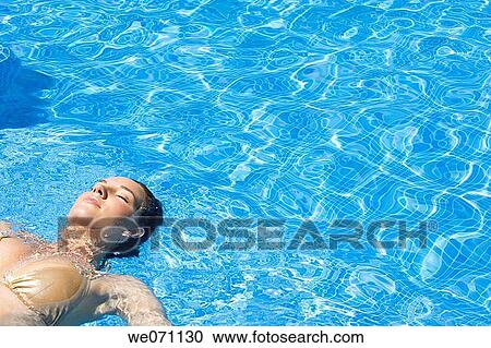 bathe, bathing, brunette, calm View Large Photo Image Stock Image - bathe, bathing, brunette, calm. Fotosearch
