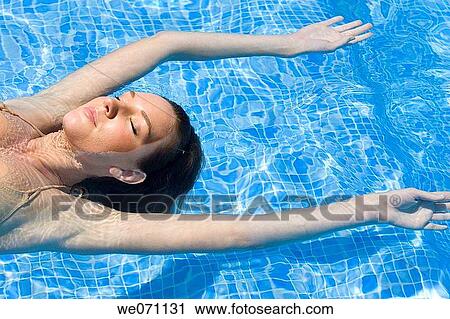 bathe, brunette, bathing, Arms raised View Large Photo Image Stock Image - bathe, brunette, bathing, Arms raised. Fotosearch