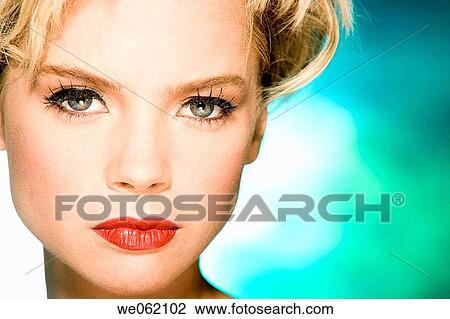 beauty, Beauty Care, blond, blue eyes View Large Photo Image Stock Image - beauty, Beauty Care, blond, blue eyes. Fotosearch