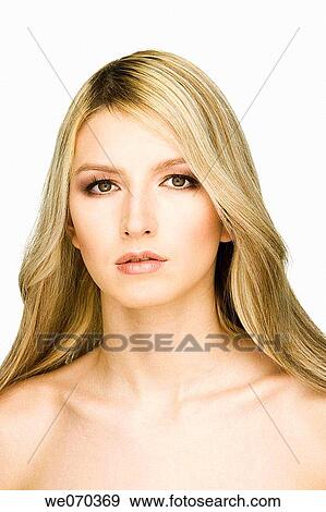 beauty, Beauty Care, blond, Brown eye View Large Photo Image Stock Photo - beauty, Beauty Care, blond, Brown eye. Fotosearch