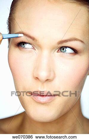beauty, Beauty Care, blue eyes, Close-up View Large Photo Image Stock Photograph - beauty, Beauty Care, blue eyes, Close-up. Fotosearch