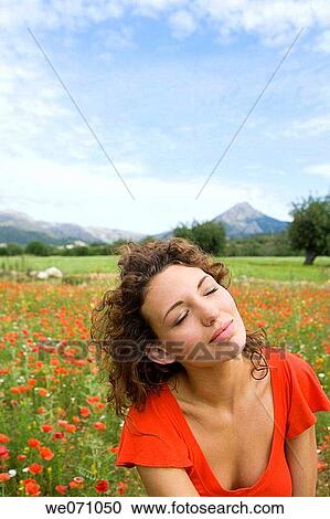 beauty, brunette, calm View Large Photo Image Stock Image - beauty, brunette, calm. Fotosearch