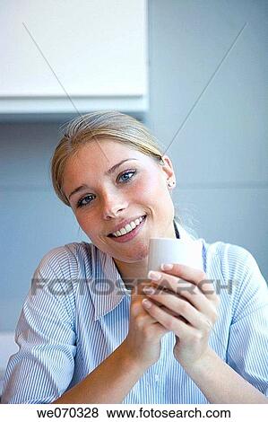 blond, blue eyes, break, break-time View Large Photo Image Stock Photo - blond, blue eyes, break, break-time. Fotosearch