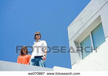 blue, blue sky, 20's View Large Photo Image Stock Photo - blue, blue sky, 20's. Fotosearch