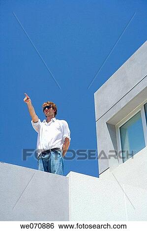 blue, blue sky, 20's View Large Photo Image Stock Photograph - blue, blue sky, 20's. Fotosearch