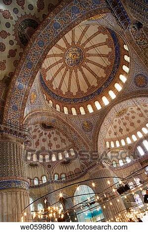 Blue Mosque, Istanbul. Turkey View Large Photo Image Stock Image - Blue Mosque, Istanbul. Turkey. Fotosearch
