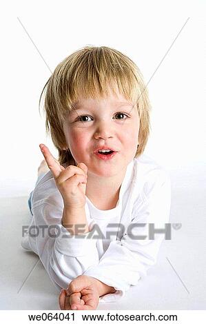 boy, Arm raised, blond, attentive, attention, 3-4 years View Large Photo Image Stock Image - boy, Arm raised, blond, attentive, attention, 3-4 years. Fotosearch