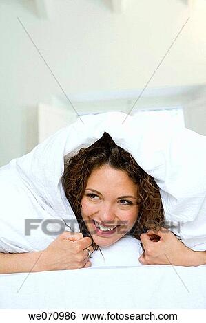 brunette, comfort, comfortable View Large Photo Image Stock Photograph - brunette, comfort, comfortable. Fotosearch