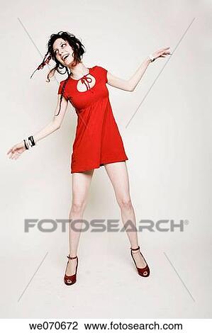 brunette, contemporary, Arms open View Large Photo Image Stock Image - brunette, contemporary, Arms open. Fotosearch