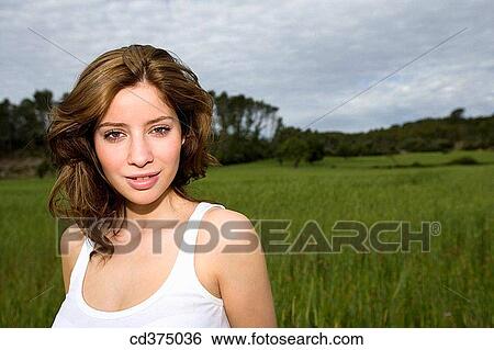 brunette, contemporary View Large Photo Image Stock Photograph - brunette, contemporary. Fotosearch