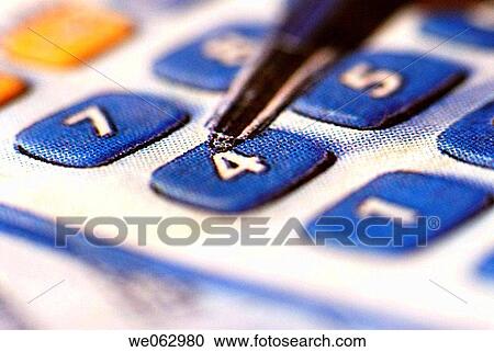 Calculator and pen View Large Photo Image Stock Image - Calculator and pen. Fotosearch