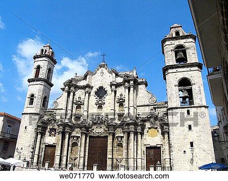 Cathedal of Havana, Cuba View Large Photo Image Stock Image - Cathedal of Havana, Cuba. Fotosearch