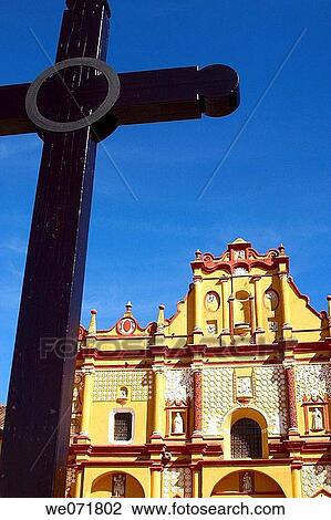 Cathedral of San Cristobal de las Casas, Chiapas, Mexico View Large Photo Image Stock Image - Cathedral of San Cristobal de las Casas, Chiapas, Mexico. Fotosearch