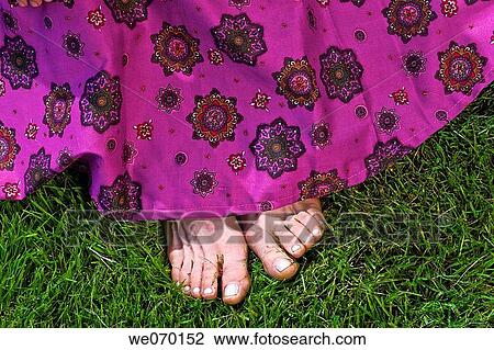 Close-up of a young woman's feet View Large Photo Image Stock Image - Close-up of a young woman's feet. Fotosearch