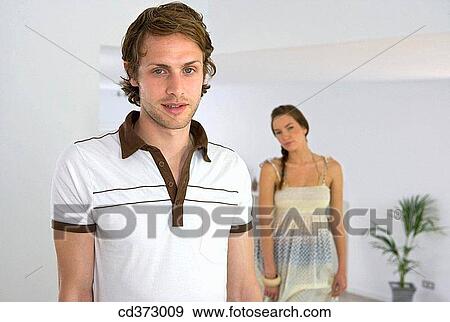contemporary, couple, at-home View Large Photo Image Stock Photo - contemporary, couple, at-home. Fotosearch