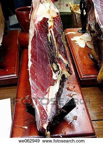 Cured ham View Large Photo Image Stock Photo - Cured ham. Fotosearch