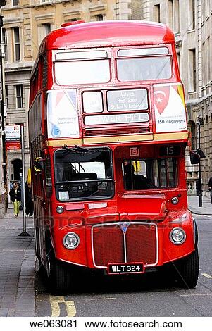 Double-decker bus, London. England, UK View Large Photo Image Stock Image - Double-decker bus, London. England, UK. Fotosearch