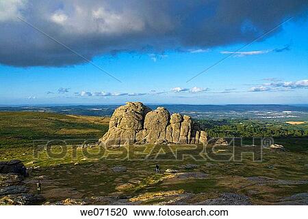 Europe, UK, England, Devon Dartmoor Haytor hay tor View Large Photo Image Stock Image - Europe, UK, England, Devon Dartmoor Haytor hay tor. Fotosearch