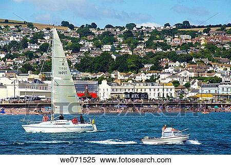 Europe, UK, England, Devon, Teignmouth port View Large Photo Image Stock Photography - Europe, UK, England, Devon, Teignmouth port. Fotosearch