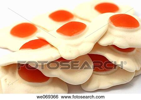 Fried egg shaped candies View Large Photo Image Stock Photograph - Fried egg shaped candies. Fotosearch