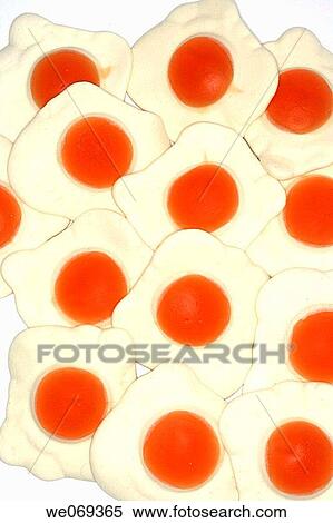 Fried egg shaped candies View Large Photo Image Stock Photography - Fried egg shaped candies. Fotosearch