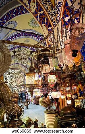 Grand Bazaar, Istanbul. Turkey View Large Photo Image Stock Image - Grand Bazaar, Istanbul. Turkey. Fotosearch