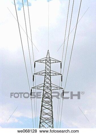 High voltage electricity cable tower, rural area near Nilkantheshwar. Donje, Pune, Maharashtra, India. View Large Photo Image Stock Photo - High voltage electricity cable tower, rural area near Nilkantheshwar. Donje, Pune, Maharashtra, India.. Fotosearch