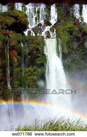 Iguazu Falls in Agentina and Brazil View Large Photo Image Stock Photograph - Iguazu Falls in Agentina and Brazil. Fotosearch