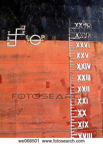 Load line and waterline level near stern of cargo ship View Large Photo Image Stock Image - Load line and waterline level near stern of cargo ship. Fotosearch