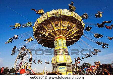 Stock Image - Merry-go-round, Melbourne. Australia. Fotosearch