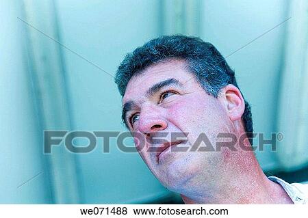 Stock Photo - Middle-age man posing. Fotosearch