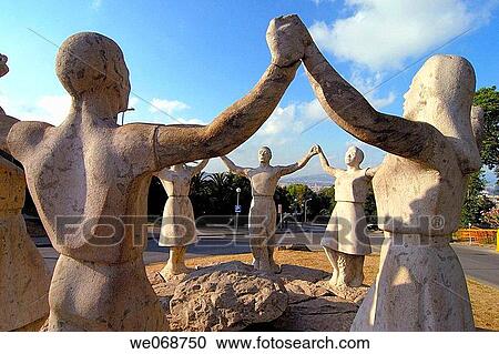 Monument to the? sardana? dance, Montju? c, Barcelona. Catalonia, Spain View Large Photo Image Stock Image - Monument to the? sardana? dance, Montju? c, Barcelona. Catalonia, Spain. Fotosearch