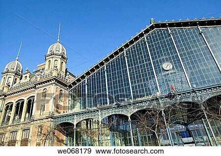 Nyugati train station. Budapest. Hungary View Large Photo Image Stock Photo - Nyugati train station. Budapest. Hungary. Fotosearch