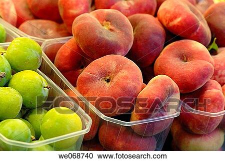Peaches and plums for sale at La Boqueria market, Barcelona. Catalonia, Spain View Large Photo Image Stock Image - Peaches and plums for sale at La Boqueria market, Barcelona. Catalonia, Spain. Fotosearch