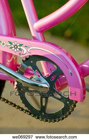 Pedal Detail of Girls Bike View Large Photo Image Stock Photo - Pedal Detail of Girls Bike. Fotosearch