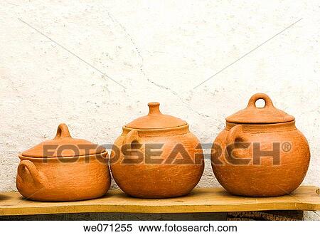 Pottery. Local handicraft from Vejer de la Frontera. Andalucia. Spain. View Large Photo Image Stock Photography - Pottery. Local handicraft from Vejer de la Frontera. Andalucia. Spain.. Fotosearch