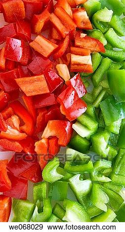 Red and green peppers View Large Photo Image Stock Photo - Red and green peppers. Fotosearch