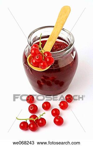 Redcurrants (Ribes rubrum) jelly View Large Photo Image Stock Image - Redcurrants (Ribes rubrum) jelly. Fotosearch