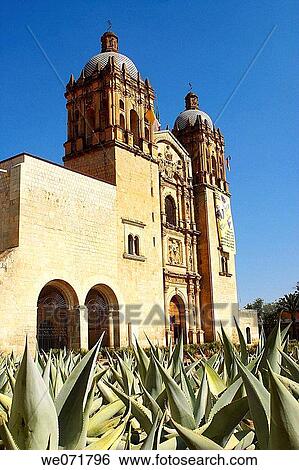 Stock Photograph - Santo Domingo Church in Oaxaca, Mexico. Fotosearch