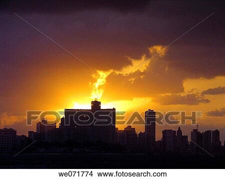 Skyline of Havana, Cuba View Large Photo Image Picture - Skyline of Havana, Cuba. Fotosearch