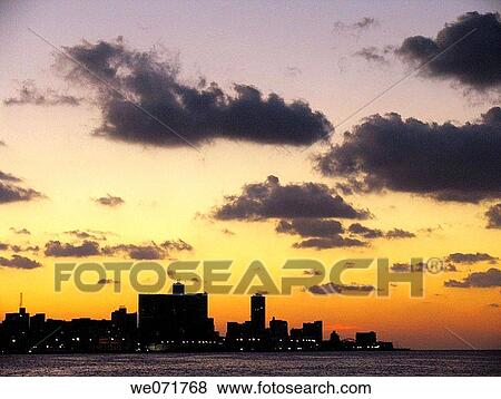 Skyline of Havana, Cuba View Large Photo Image Stock Photo - Skyline of Havana, Cuba. Fotosearch