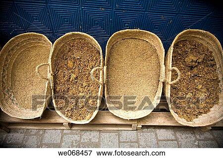 Spices in the souk of Tanger. Morocco View Large Photo Image Stock Photo - Spices in the souk of Tanger. Morocco. Fotosearch