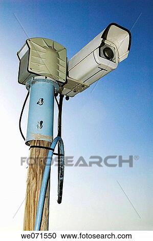 Surveillance camera View Large Photo Image Stock Image - Surveillance camera. Fotosearch