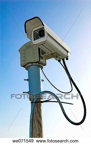 Surveillance camera View Large Photo Image Stock Photo - Surveillance camera. Fotosearch