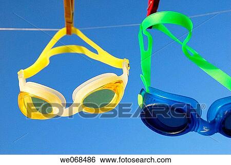 Swimming goggles. View Large Photo Image Stock Photograph - Swimming goggles.. Fotosearch